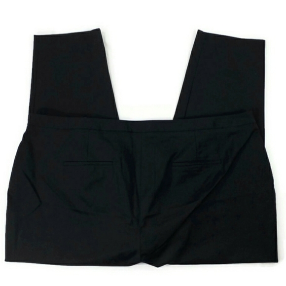 Calvin Klein Black Zip Pocket Stretch Tapered Leg Ankle Pants Womens Plus 24W - Picture 4 of 11